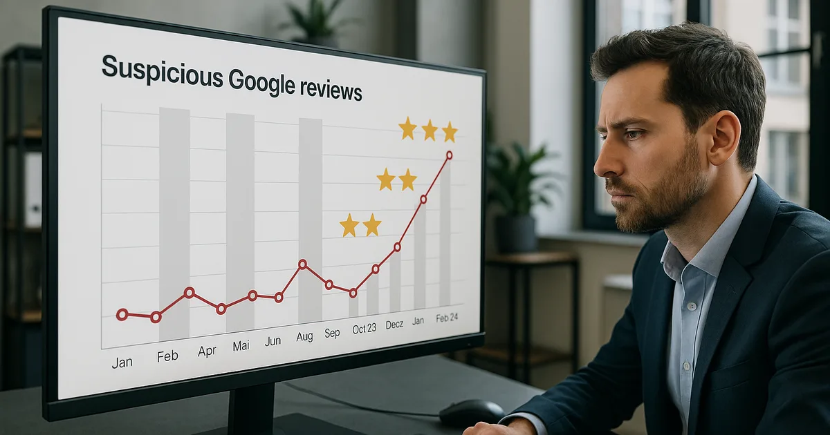 Erkennung von Fake-Mustern bei Google-Bewertungen
